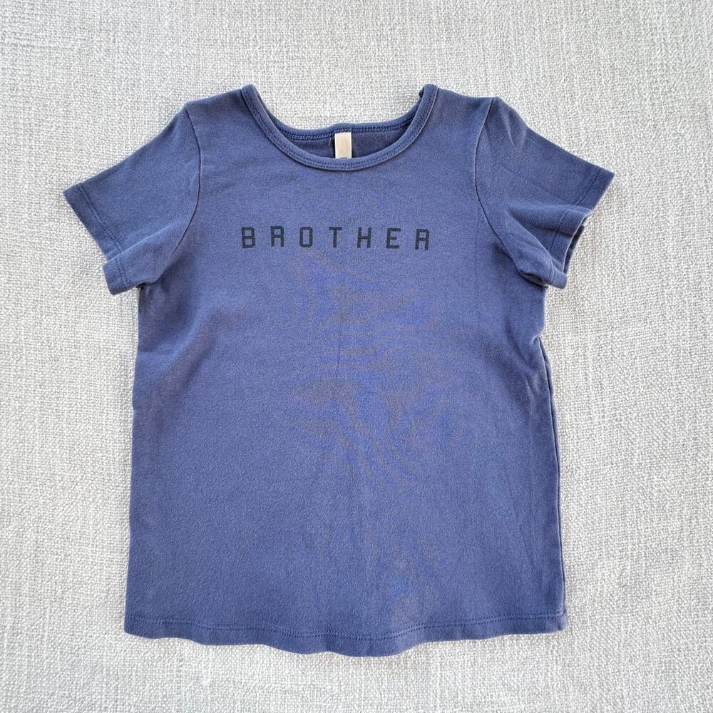 Childhoods Blue "Brother" Graphic Tee GUC 6/7